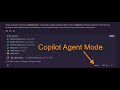 GitHub Copilot Agent Mode