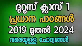 ദുറൂസ് ക്ലാസ് 1 മോഡൽ ചോദ്യങ്ങൾ|samastha varshika pareeksha model question paper class 1 duroos