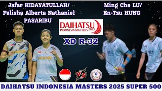 Jafar HIDAYATULLAH/Felisha A.N. PASARIBU (INA) vs LU/ HUNG (TPE) | R32 Indonesia Masters 2025