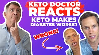 The KETO DIET Is TERRIBLE for Your DIABETES HEALTH? - Dr Westman Reacts