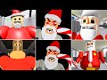 Barry's Prison Run Vs Bob The Dentist Vs Gary's School Scary Obby Christmas Update All Jumpscares