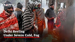 Cold Wave | Delhi Shivers At 1.9 Degrees In Cold Wave, Fog Delays Trains, Flights