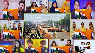 Indian Army Hell March 2025😱|🇮🇳76th Republic Day Parade Celebration 2025 | Reaction Mashup