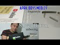 April Boys Medley Fingerstyle Silver Button Unboxing