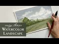Landscape Watercolor Tutorial for Beginners
