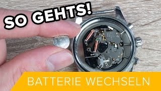 So Gehts: Uhr Batterie wechseln // Alle Arten von Armbanduhren // DEUTSCH // TUTORIAL #3 // HD