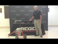 how to use the ridgid® k 1500 sectional drain cleaning machine