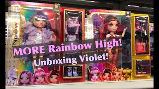 NEW 2020 Rainbow High Fashion Dolls Violet Willow MGA Purple Rainbow Surprise Full Unboxing \u0026 Review