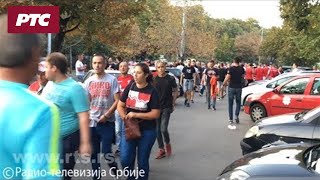 Crvena zvezda - Napoli, atmosfera ispred stadiona