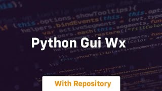 python gui wx