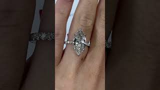 5ct Marquise Diamond Engagement Ring - \