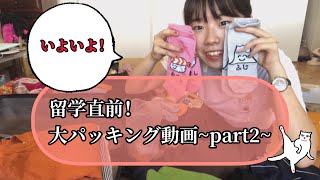 カナダ留学直前！パッキング動画~part2~