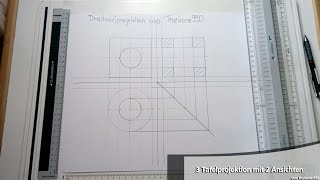 Tutorial - Tricks bei der 3 Tafelprojektion mit 2 Ansichten