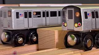 Munipals MTA R32 and R160 M Train Via J Line - Subway Mini Clip @Trainman6000