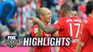 Robben goal puts Bayern Munich in front | 2015–16 Bundesliga Highlights
