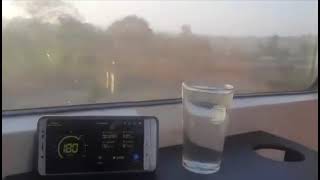 Vande Bharat (Sleeper) testing at 180 kmph