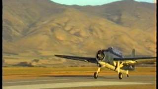 Warbirds Have Final Practise at Dusk for Wanaka Air Show 1994.