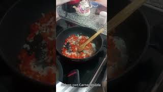 Fideos con carne molida 6 Cocina Papa Dani