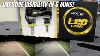 AUXITO LED H11 Headlight Bulbs | Finally LED bulbs that won't blind other drivers!