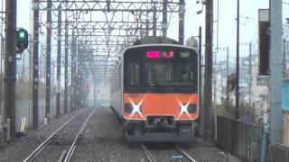 警笛入り堀切通過東武50050系51058F急行久喜行き54T