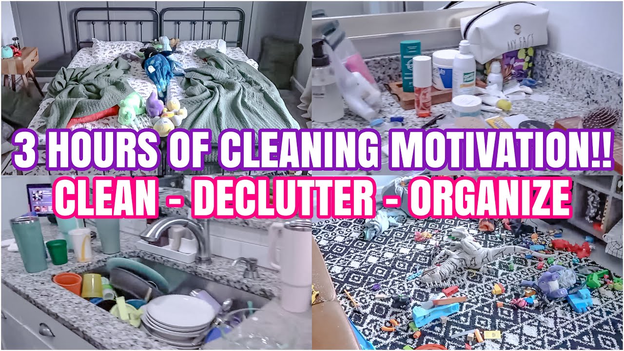 New Extreme 3 Hour Cleaning Marathon Declutter Organize Deep