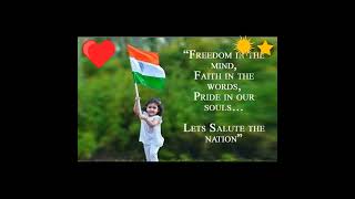 Happy Independence Day 🇮🇳 ♥️ 💓 🙏🙏🙏