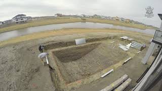 UNCUT MASSIVE Pool Construction Timelapse