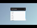 Custom Select Menu Using HTML, CSS & Javascript