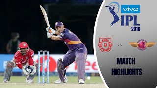 RPS VS KXIP - Highlights || VIVO IPL -2016 || MS Dhoni Wild fire Knock🔥