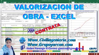 VALORIZACIÓN DE OBRA – PLANTILLA EXCEL - PRACTICO