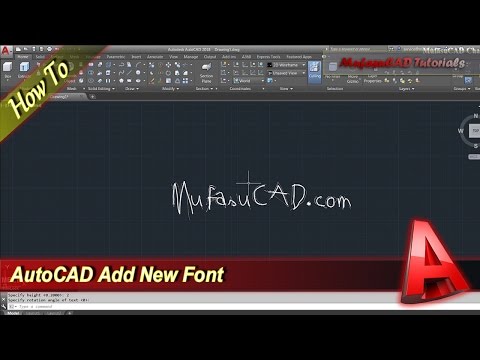 AutoCAD How To Add New Fonts AutoCAD How To Add New Fonts