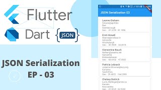 JSON Data Serialization ( EP-03 ) || Parsing Complex JSON API Data #flutternepal #json