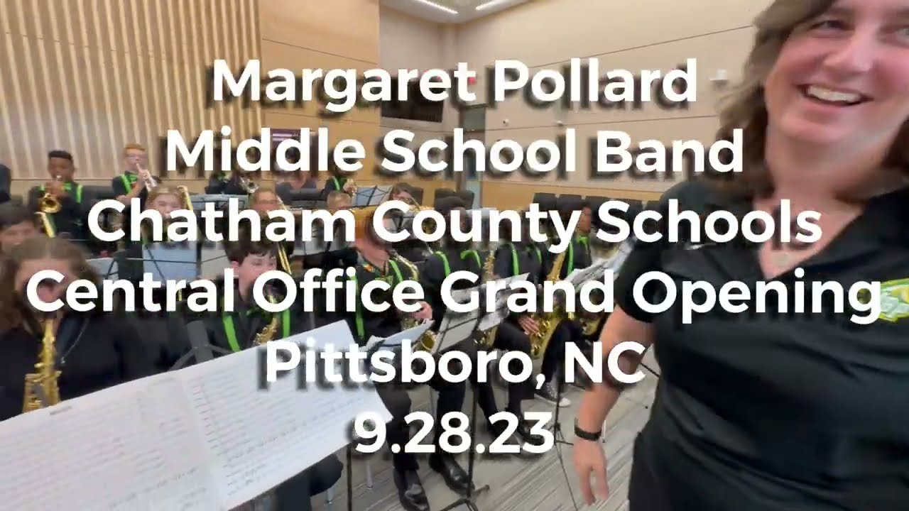 Margaret Pollard Middle School Band - 9.28.23 - YouTube