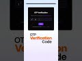 🔒 Create an OTP Verification Code using HTML & CSS3! 💻 #shorts #shortsvideo #video #otp #fyp #ai