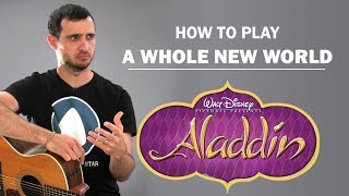 A Whole New World (Disney's Aladdin) | How To Play | Beginner Guitar Lesson