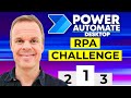 RPA Challenge in Power Automate for Desktop (Selectors)