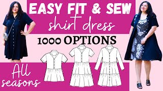 You CAN SEW this shirt dress. Easy sew \u0026 fit! Take the Chance (Pattern Emporium). 1000 options.