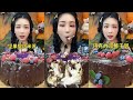 【ASMR】【MUKBANG】 chocolate lava cakes 🍰 | KWAI EATING SHOW CHINESE mukbang dessert | EAT FOOD YUMMY