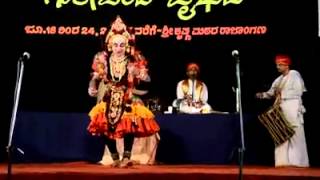 Yakshagana Sooper chende and Abhimanyu in 2012 by Chandrashekar and Upadyaya Padya Patla 4