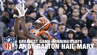 Andy Dalton Heaves Last-Second Hail Mary To A.J. Green! | Bengals vs. Ravens (2013)