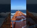 obo type of ship in crossing situation. time lapse