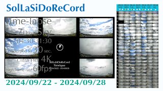 SolLaSiDoReCord 2024/09/22-2024/09/28 Timelapse 〈ソラシドレコード〉