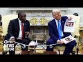 Trump confronts South African president with unfounded 'white genocide' claims