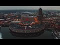 aurora illinois 4k drone winter