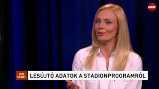 Lesújtó adatok a stadionprogramról