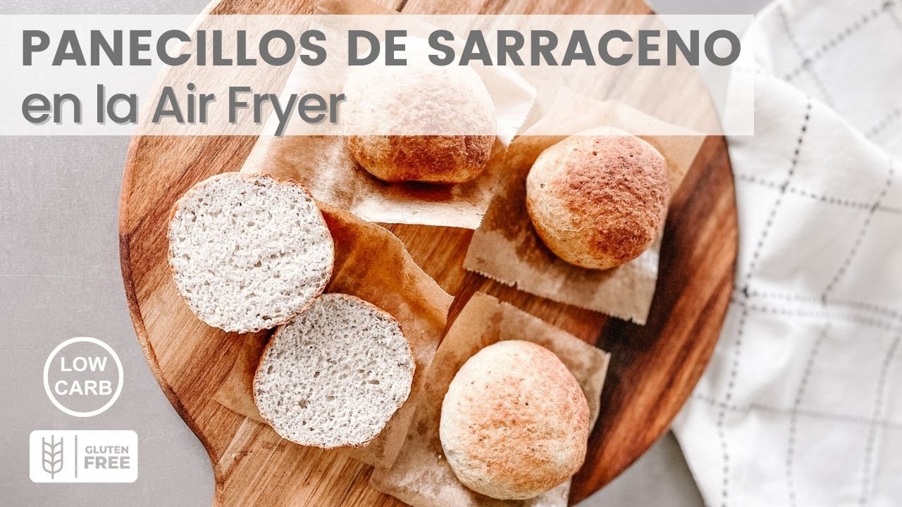 PAN DE TRIGO SARRACENO EN LA FREIDORA DE AIRE - YouTube