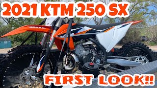 2021 KTM 250 SX FIRST LOOK!! IN-DEPTH