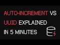 Auto-Increment vs UUID Explained in 5 Minutes