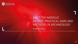 Meet the module: AR1009 Practical Aims and Methods