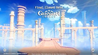 Genshin Impact Global - Final Closed Beta Login Screen Opening - PC Android/iOS PS4 2020
